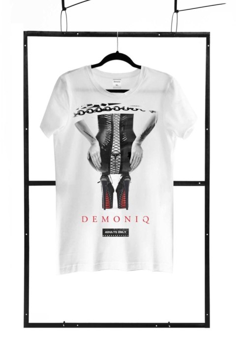 T-shirt men white XL regular Demoniq