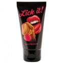 Żel intymny nawilżający lubrykant malina 50ml Lick it!