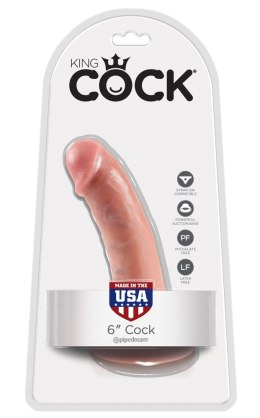 King Cock 6 inch Flesh King Cock