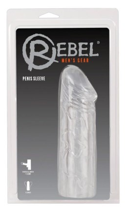Nakładka przedłużająca na penisa naturalna +5cm Rebel