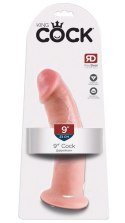 Realistyczny zagięty miękki sztuczny penis dildo King Cock