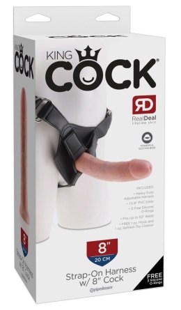 King Cock Strap-On 8 inch King Cock