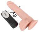 Dildo realistyczne posuw przyssawka 8trybów 21cm Medical Silicone