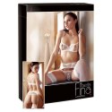 Bra Set White 75B/S Abierta Fina