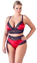 Bra Set black/red 2XL Cottelli CURVES