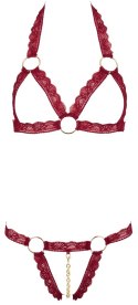 Bra Set open red M/L Cottelli LINGERIE