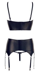 Bra & Suspender Set M Abierta Fina