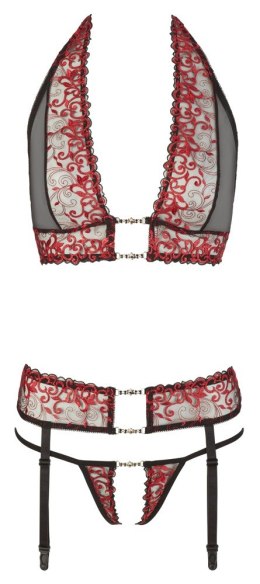 Suspender Set Embroidery L Abierta Fina