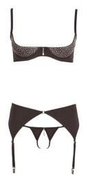 Rhinestone Shelf Bra Set 75B/S Abierta Fina