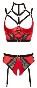 Shelf Bra Set red 80C/M Abierta Fina