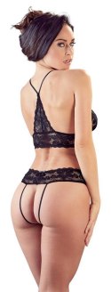 Top and String black L Cottelli LINGERIE