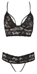 Top and String black M Cottelli LINGERIE