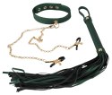 BK Collar, Clips and Flogger Bad Kitty