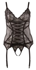 Komplet bielizny erotycznej Cami Suspender XL Cottelli CURVES