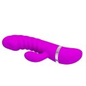 Sex wibrator ze stymulatorem łechtaczki 7tryb 18cm Pretty Love