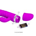 Sex wibrator ze stymulatorem łechtaczki 7tryb 18cm Pretty Love