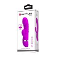 Sex wibrator ze stymulatorem łechtaczki 7tryb 18cm Pretty Love