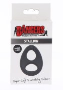 Soft Silicone Stallion C-Ring Black