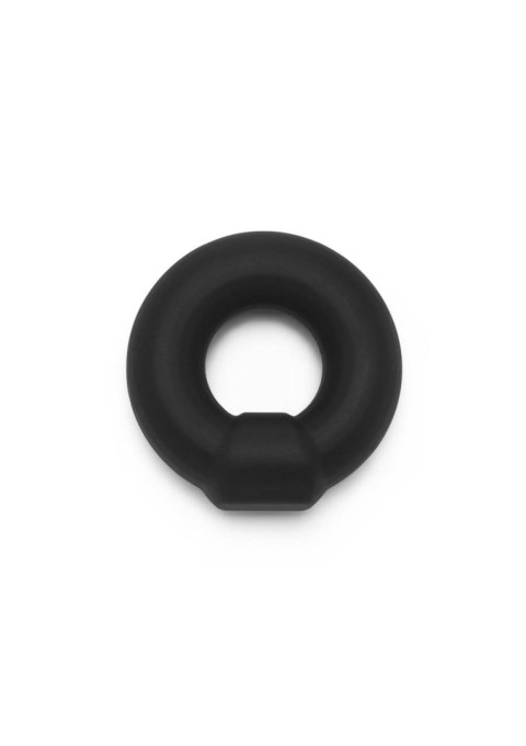 Soft Silicone Stud C-Ring Black