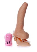 Dildo penis na przyssawce obroty rotacja 24cm B - Series EasyLove