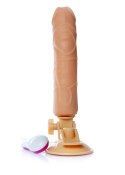 Dildo z przyssawką pilotem penis realistyczny 24cm B - Series EasyLove