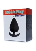 Gładka czarna zatyczka analna korek sex plug 8cm B - Series EasyLove