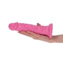 Różowy realistyczny penis przyssawka żylasty 20 cm Toyz4lovers