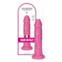 Różowy realistyczny penis przyssawka żylasty 20 cm Toyz4lovers