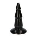 Zatyczka analna korek plug czarny silikonowy 13 cm Toyz4lovers