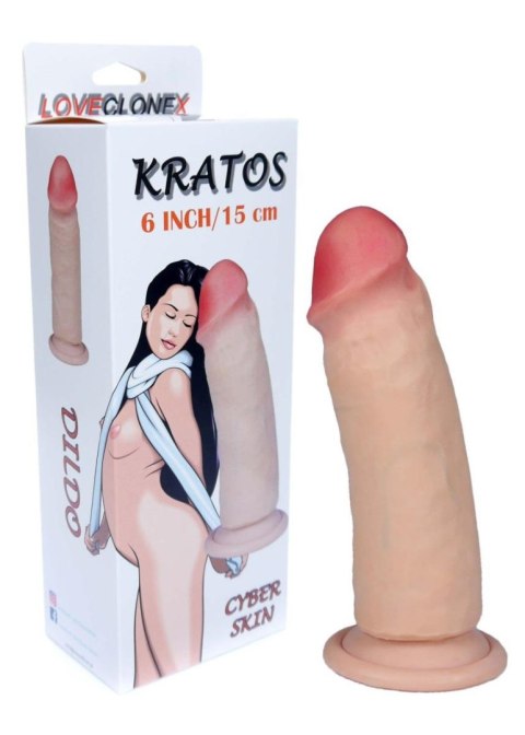 Realistyczny naturalny penis dildo z cyberskóry 18 B - Series Real