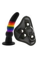 Strap-on na szelkach z silikonowym dildo Dream Toys