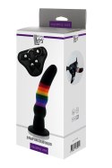 Strap-on na szelkach z silikonowym dildo Dream Toys