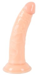 Zakrzywione dildo żylaste penis z przyssawką 18cm European Lover