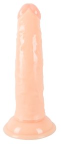 Zakrzywione dildo żylaste penis z przyssawką 18cm European Lover