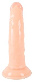 Zakrzywione dildo żylaste penis z przyssawką 18cm European Lover