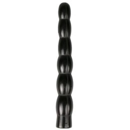 Dildo długie analne waginalne kulkowe sex 31cm All Black