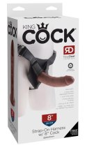 KC Strap-On with 8" Cock Brown King Cock