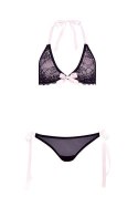 BARELY BARE RIBBON TIE BRALETTE SET Barely Bare