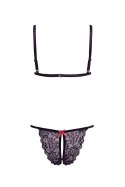 BARELY BARE X STRAP BRALETTE SET BLACK Barely Bare