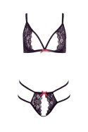 BARELY BARE TIE ME UP LINGERIE SET BLACK Barely Bare