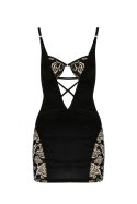 Bielizna-VICTORIA CHEMISE black L/XL - Casmir Casmir