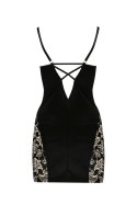 Bielizna-VICTORIA CHEMISE black L/XL - Casmir Casmir