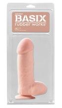 Grube realistyczne dildo miękkie silikonowe 20 cm Basix Rubber Works