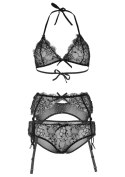 Bra top, panty & garterbelt Leg Avenue