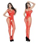 Koszulka - Bodystocking TL15 red one size Body Pleasure