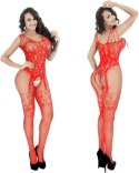 Koszulka - Bodystocking TL15 red one size Body Pleasure