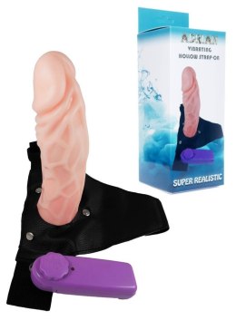 Sztuczny penis na szelkach strap-on wibrujący 16cm Boss Series