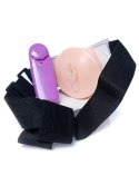 Sztuczny penis na szelkach strap-on wibrujący 16cm Boss Series