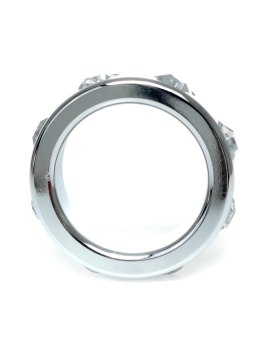 Pierścień erekcyjny na penisa metalowy stal 3,5cm B - Series HeavyFun
