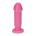 Różowe dildo gładki trzon z mocną przyssawką 15 cm Toyz4lovers